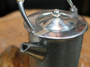 Replacement of Pewter Sake Pitcher’s Handle