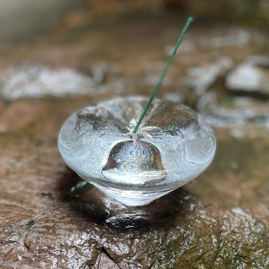 銀 香立 玻璃清水